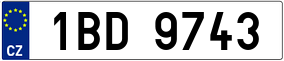 Truck License Plate